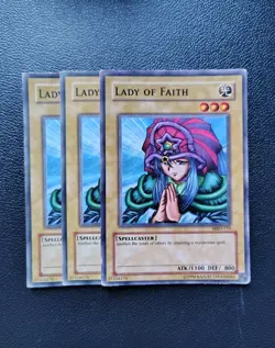 Yu-Gi-Oh - Lady Of Faith 3X - Full Playset - Image 1