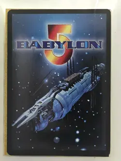 Babylon 5 CCG Crusade Embossed Card Dr. Sarah Chambers Marjean Autograph - Image 2