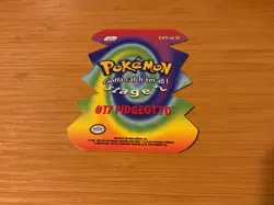 NEW 2000 TOPPS POKEMON DIE CUT CARD #17 EV11 "PIDGEOTTO" - Image 4