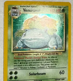 Pokemon Card WOTC Venusaur 15/102 Base Set Holo Unlimited Rare - Near Mint - Image 3