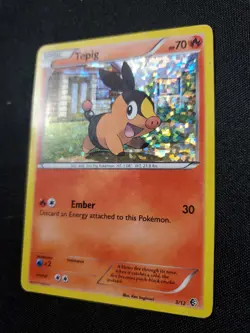 Tepig 3/12 McDonald’s 2011 Collection Holo LP Pokemon TCG Card See Pics - Image 3