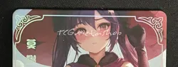 🔥 Mona Genshin Impact Meika 1 shot 2 Goddess Story Anime Waifu Card SP-28 🔥 - Image 1