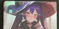 🔥 Mona Genshin Impact Meika 1 shot 2 Goddess Story Anime Waifu Card SP-27 🔥 - Image 1