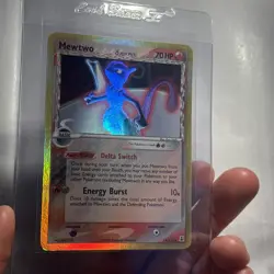 Pokemon Mewtwo TCG Delta Species 12/113 Holo Rare Card - Image 3