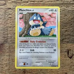 Munchlax Baby Evolution Pokemon Cards Lot of 2 - Image 3