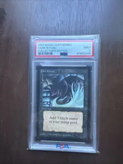 MtG 1993 Dark Ritual CE Magic: the Gathering Interrupt Card PSA 9 - Image 1