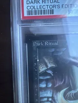 MtG 1993 Dark Ritual CE Magic: the Gathering Interrupt Card PSA 9 - Image 2