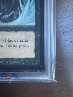 MtG 1993 Dark Ritual CE Magic: the Gathering Interrupt Card PSA 9 - Image 4