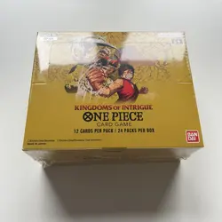 New: One Piece Card Game - Kingdoms of Intrigue - OP-04 - Bandai Booster Box - Image 1