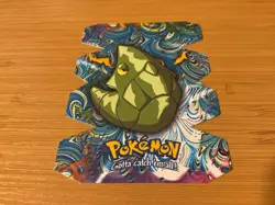 NEW 2000 TOPPS POKEMON DIE CUT EV2 #11 "METAPOD" STAGE 2 CARD - Image 1