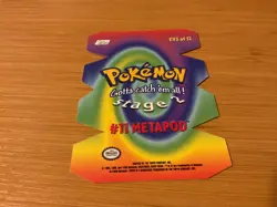 NEW 2000 TOPPS POKEMON DIE CUT EV2 #11 "METAPOD" STAGE 2 CARD - Image 4
