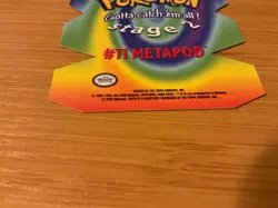 NEW 2000 TOPPS POKEMON DIE CUT EV2 #11 "METAPOD" STAGE 2 CARD - Image 5