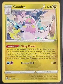 Goodra 197/264 Rare Fusion Strike Pokemon Card - Image 1