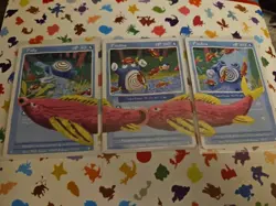 Pokepu Season 2, Poliwag Poliwhirl And Poliwrath Pokemon Fan Art card Magikarp - Image 1