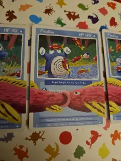 Pokepu Season 2, Poliwag Poliwhirl And Poliwrath Pokemon Fan Art card Magikarp - Image 3