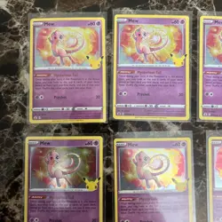 Pokemon Celebrations Mew 011/025 Rare Card Lot Of 7 - Image 2