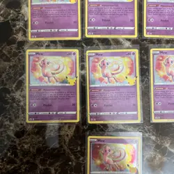 Pokemon Celebrations Mew 011/025 Rare Card Lot Of 7 - Image 4