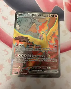 Team Rockets Moltres UPC Promo Cards All 3 New Pokemon - Image 3