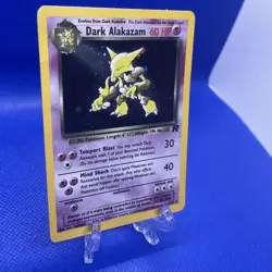 Dark Alakazam 1/82 Pokemon Team Rocket Holo Rare Card - MP Read** - Image 2