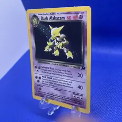Dark Alakazam 1/82 Pokemon Team Rocket Holo Rare Card - MP Read** - Image 3