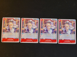 x4 - One Piece Card Game [ENG] Romance Dawn OP01-008 - Cavendish - Image 1