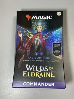 Fae Dominion - Wilds of Eldraine Commander - Tegwyll Alela Obyra Faerie EDH NEW - Image 1
