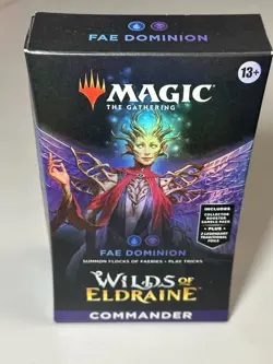 Fae Dominion - Wilds of Eldraine Commander - Tegwyll Alela Obyra Faerie EDH NEW - Image 3