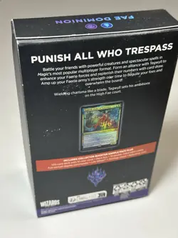 Fae Dominion - Wilds of Eldraine Commander - Tegwyll Alela Obyra Faerie EDH NEW - Image 4