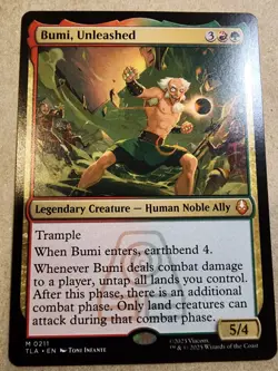 Bumi, Unleashed - #211 Regular - Avatar: The Last Airbender - Mtg - Image 1