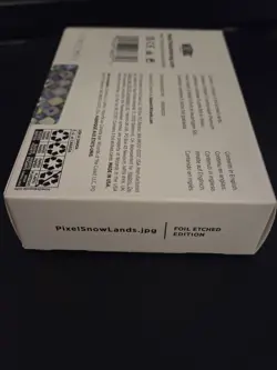 Pixel snow lands - SEALED - FOIL-ETCHED EDITION - mtg magic secret lair - Image 2