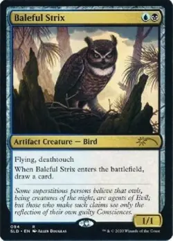 Baleful strix x1 -regular - secret lair mtg magic - Image 1