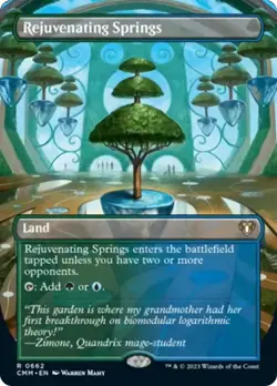 Rejuvenating Springs (Borderless Alternate Art) [Commander Masters] Foil Near Mi - Image 1