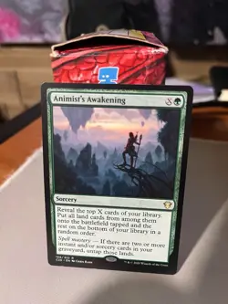 MTG Animist's Awakening Commander 2020 Regular (166/322) LP FREE SHIPPING - Image 1