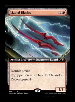 Lizard Blades (Extended Art) 468 R Kamigawa: Neon Dynasty - Image 1