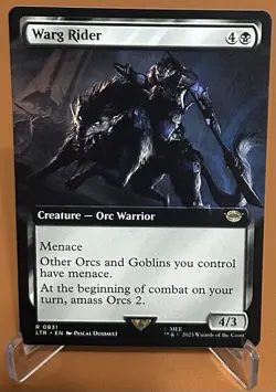 Warg Rider (Extended Art) Universes Beyond: the Lord of the Rings Regular - Image 1