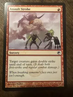 Scars of Mirrodin Assault Strobe MTG Magic the Gathering NM - Image 1