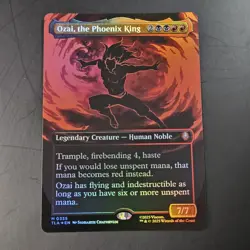MTG Avatar The Last Airbender Ozai The Phoenix King Borderless Mythic Foil M0335 - Image 1