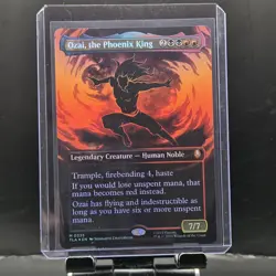 MTG Avatar The Last Airbender Ozai The Phoenix King Borderless Mythic Foil M0335 - Image 3