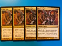 MTG 4x Stoic Angel # 199 Shards of Alara Modern Magic the Gathering x4 NM - Image 1