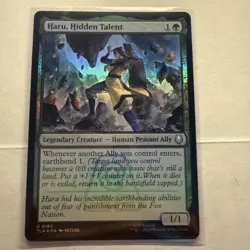Foil Haru, Hidden Talentt M/NM Magic MTG Avatar: The Last Airbender - Image 1