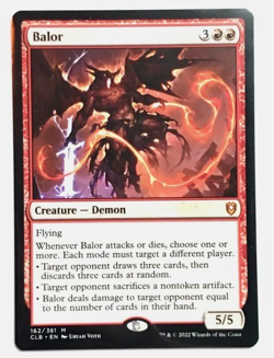 MTG, Balor, Commander Legends: Baldur's Gate, #162, Mint/NM Un-played! - Image 1