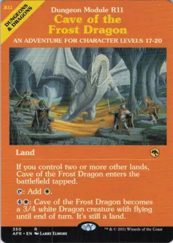 MTG Cave of the Frost Dragon (Module) (350) | NM | Adv. Forgotten Realms {AFR} - Image 1