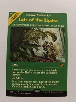 Lair Of The Hydra - Showcase - D&D Forgotten Realms - Near Mint - MTG - Image 1