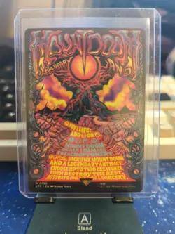 Mount Doom Borderless Poster Lord of the Rings MTG Magic NEAR MINT - Image 1