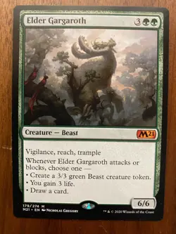 Elder Gargaroth x1 NM Core Set 2021 MTG - Image 1