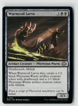 MTG Modern Horizons 3 Wurmcoil Larva x4 NM Uncommon - Image 1