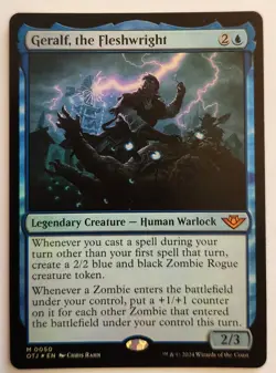 Geralf, the Fleshwright OTJ #50 Mythic Foil NM+ - Image 1