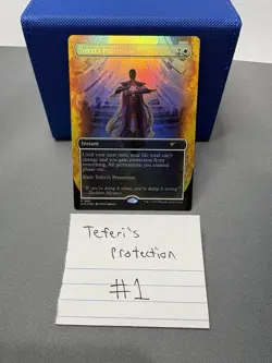 Teferi's Protection (1691) (Rainbow Foil) Secret Lair Drop Foil (listing 1) - Image 1