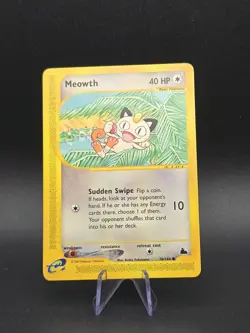 Pokemon Meowth 78/144 Skyridge Non-holo 2003 LP - Image 1