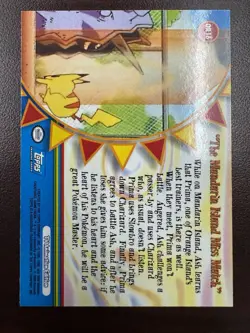 The Mandarin Island Miss Match Topps Pokemon 2000 TV Edition LP Series 3 - Image 2